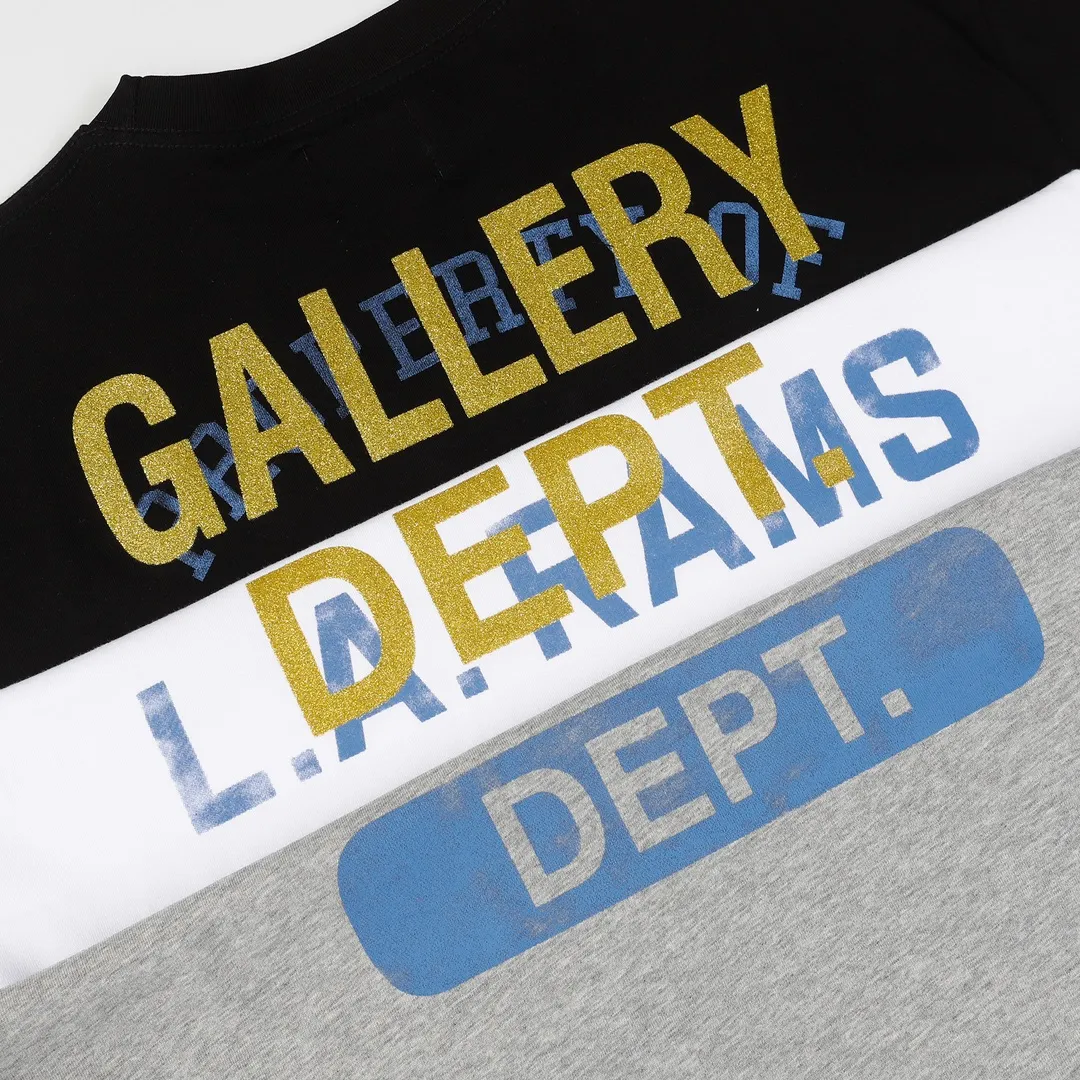 GALLERY.DEPT Summer new short-sleeved style No.: D3130#P106 Color: Black White Gray Size: S M L XL